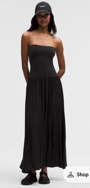 Lululemon 2 in 1 Foldover Maxi Dress XL Large NWT